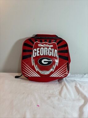 Georgia Bulldogs Lighting Lunch box Red Logo Lunch Bag. SOLD